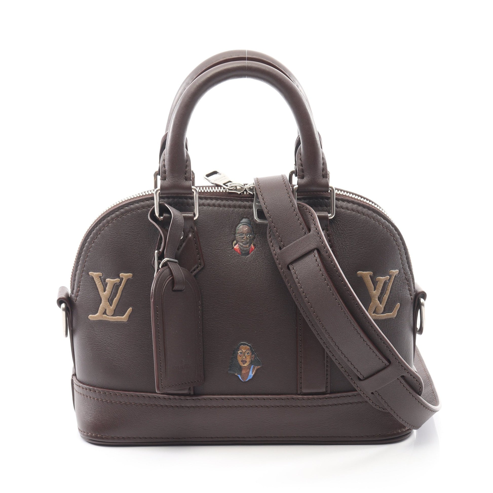 アルマ25 ヘンリーテイラー ハンドバッグ レザー ブラウン マルチカラー 2WAY ルイヴィトン バッグ LOUIS VUITTON