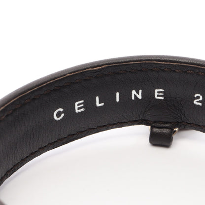 ブレスレット レザー ダークブラウン レッド 2002年日韓W杯モデル セリーヌ アクセサリー CELINE