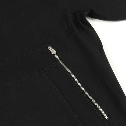 ジップアップ ジャケット ウール ブラック エルメス アウター HERMES