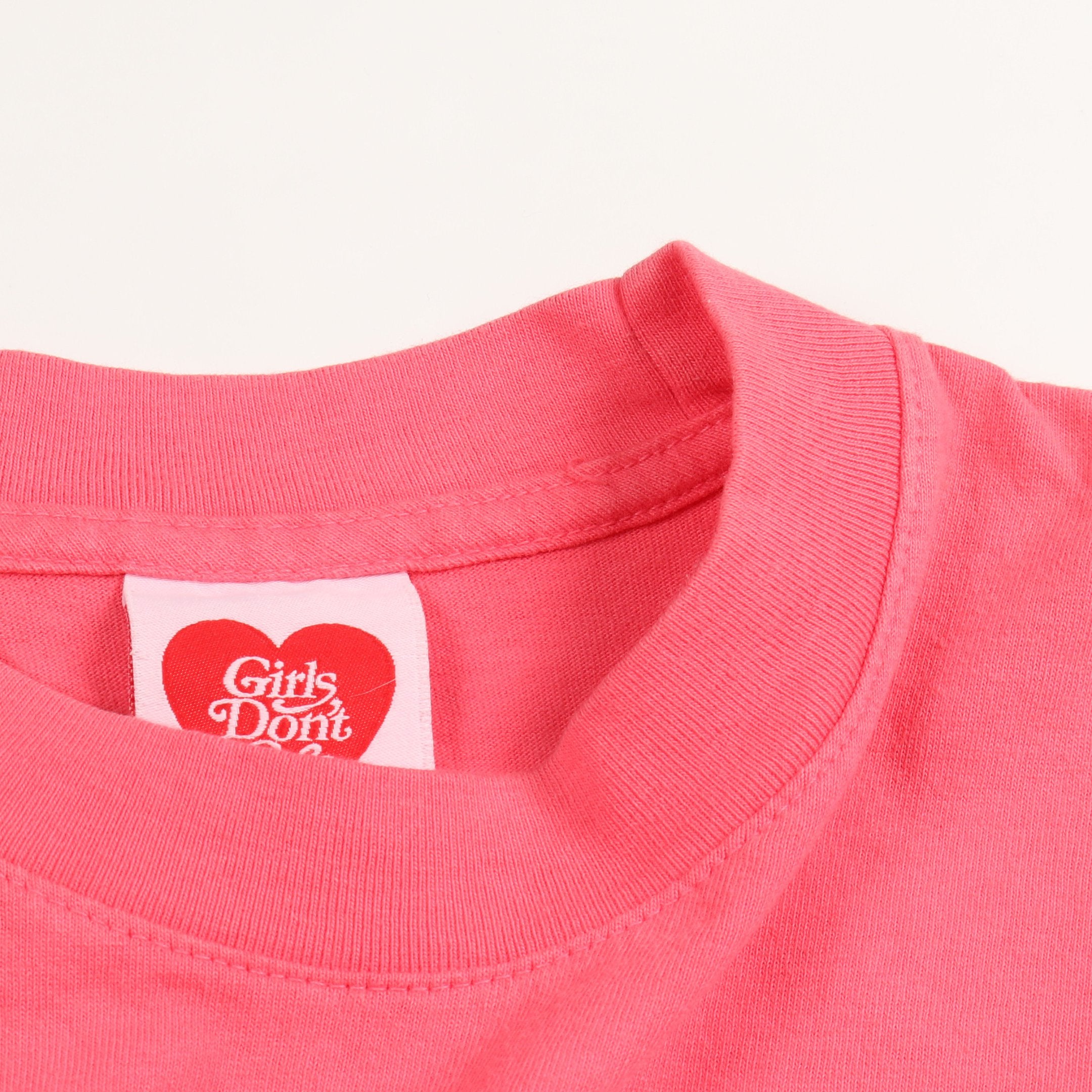 ロゴプリント Tシャツ コットン ピンク ガールズドントクライ – RECLO