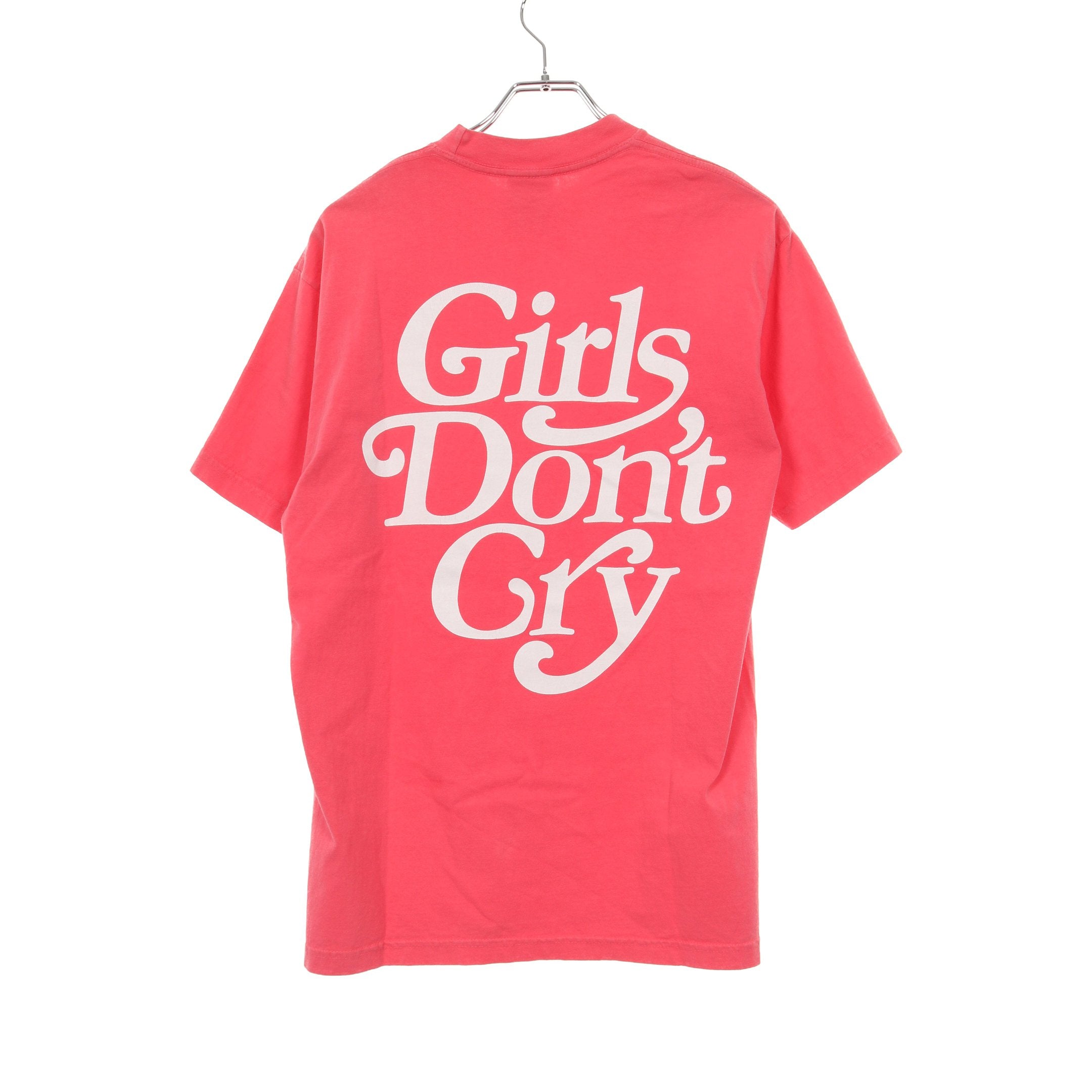 ガールズドントクライ Girls Don't Cry ロゴプリント カットソー 衣料品 トップス コットン レディース ピンク系 【中古】 ロゴプリント Tシャツ コットン ピンク ガールズドントクライ – RECLO