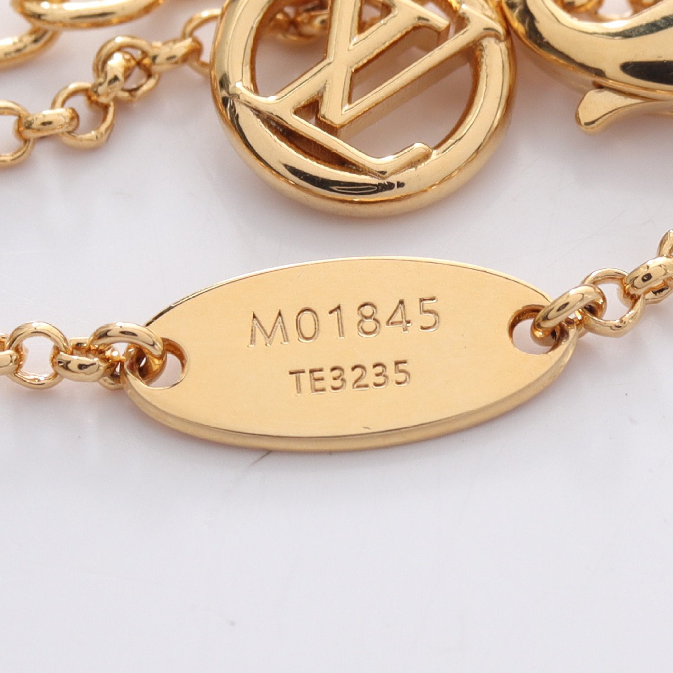 ネックレス レディLV ネックレス GP ラインストーン ゴールド クリア