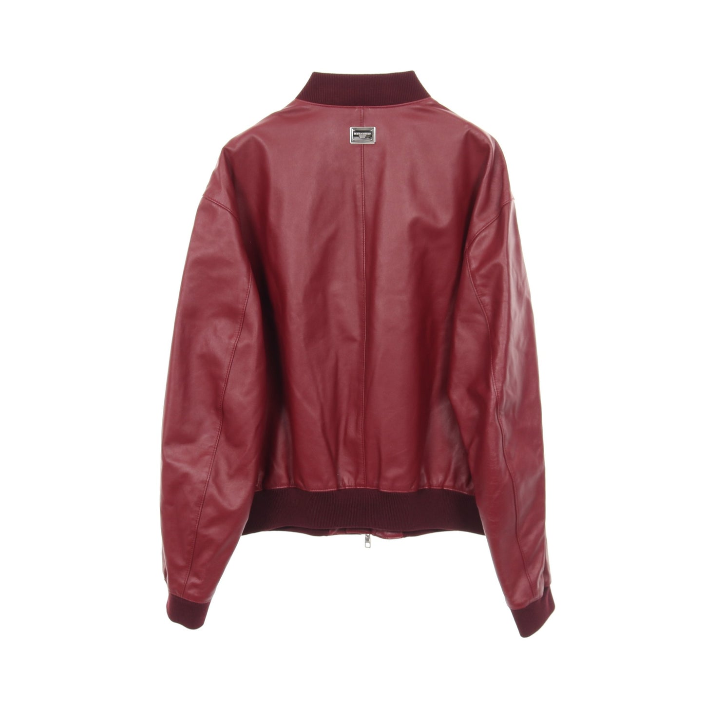 レザージャケット シープレザー ボルドー ドルチェアンドガッバーナ アウター DOLCE&GABBANA