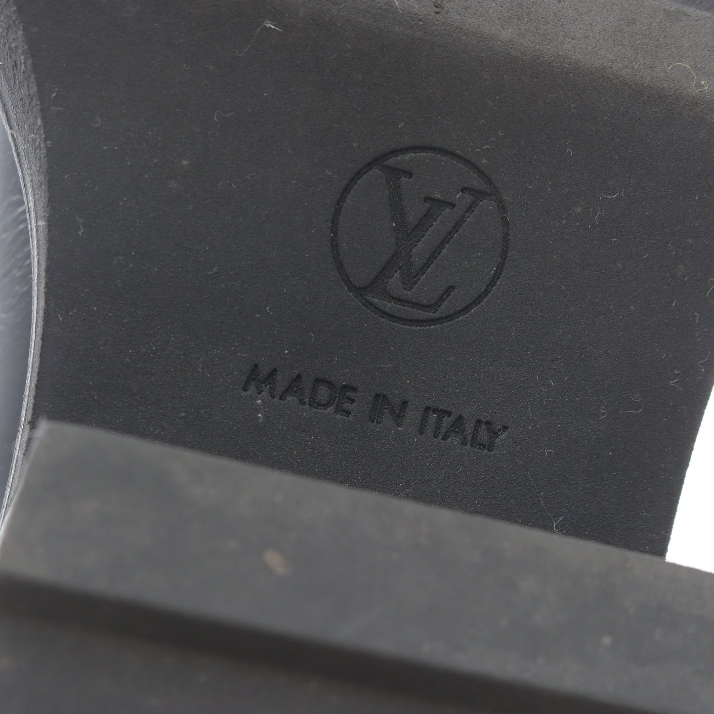 ボブールライン モノグラム サイドゴアブーツ レザー PVC ブラック ブラウン ルイヴィトン シューズ LOUIS VUITTON