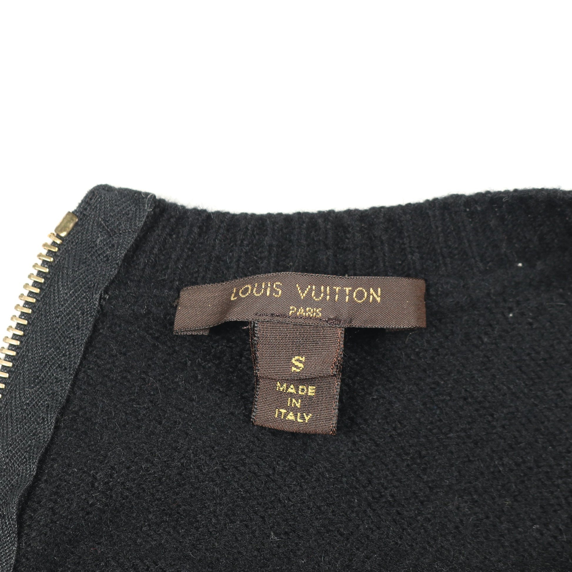 ニットワンピース カシミヤ ブラック ルイヴィトン ワンピース LOUIS VUITTON