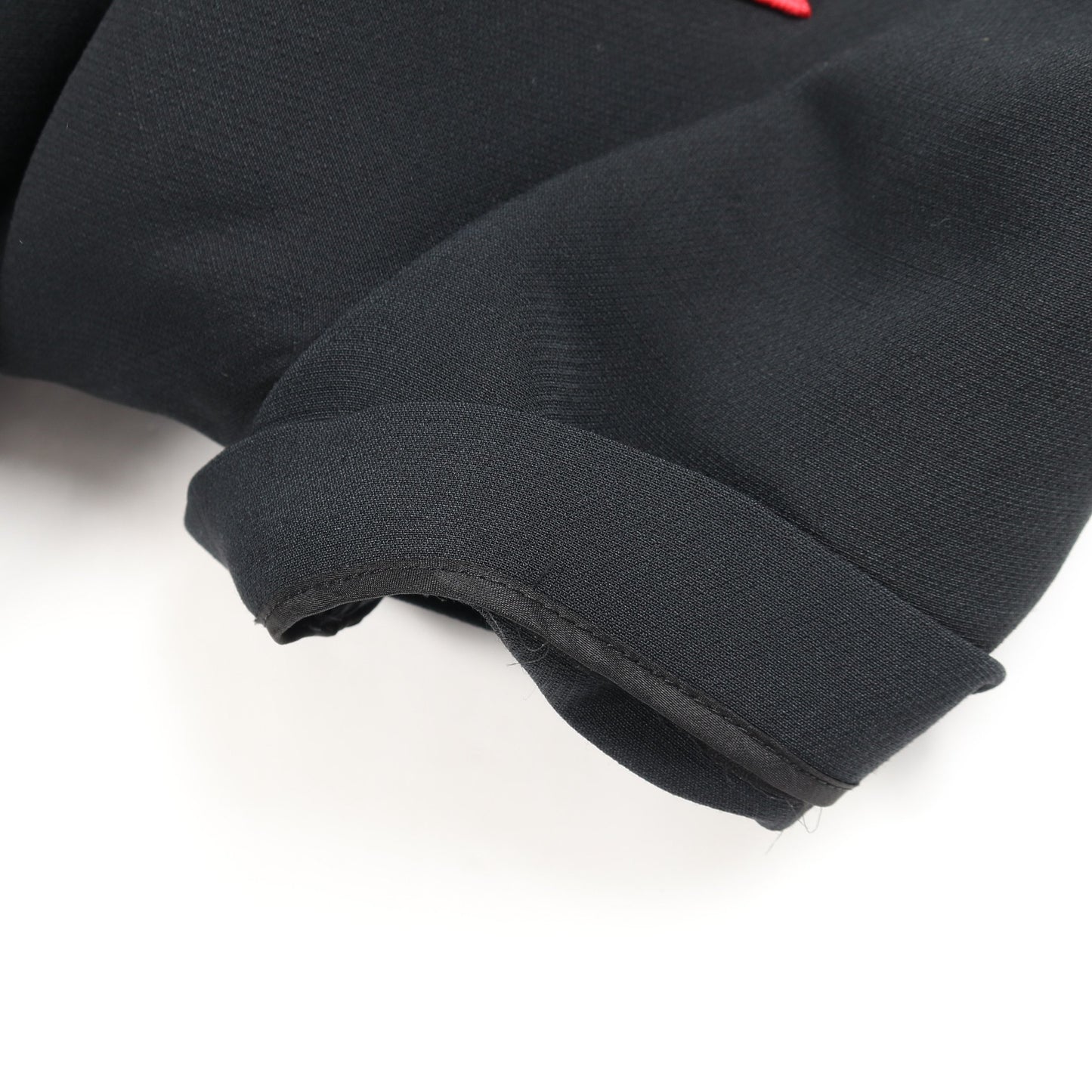 スケータードレス ワンピース 半袖 ロゴワッペン ウール シルク ブラック ルイヴィトン ワンピース LOUIS VUITTON
