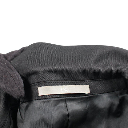 ヴァニタススカルフラワー テーラードジャケット ウール ブラック ディオールオム アウター Dior HOMME