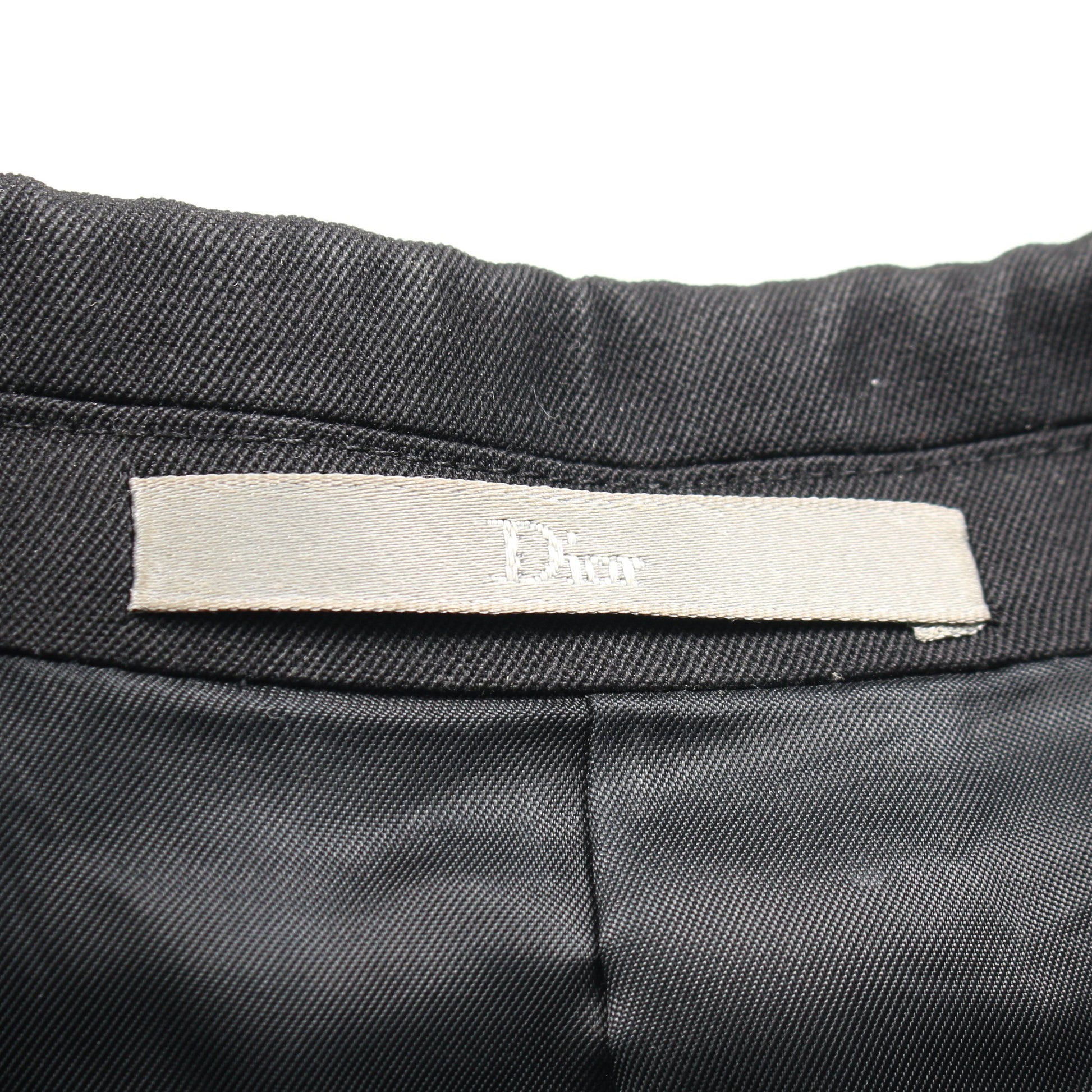 ヴァニタススカルフラワー テーラードジャケット ウール ブラック ディオールオム アウター Dior HOMME