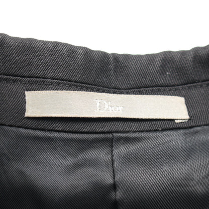 ヴァニタススカルフラワー テーラードジャケット ウール ブラック ディオールオム アウター Dior HOMME