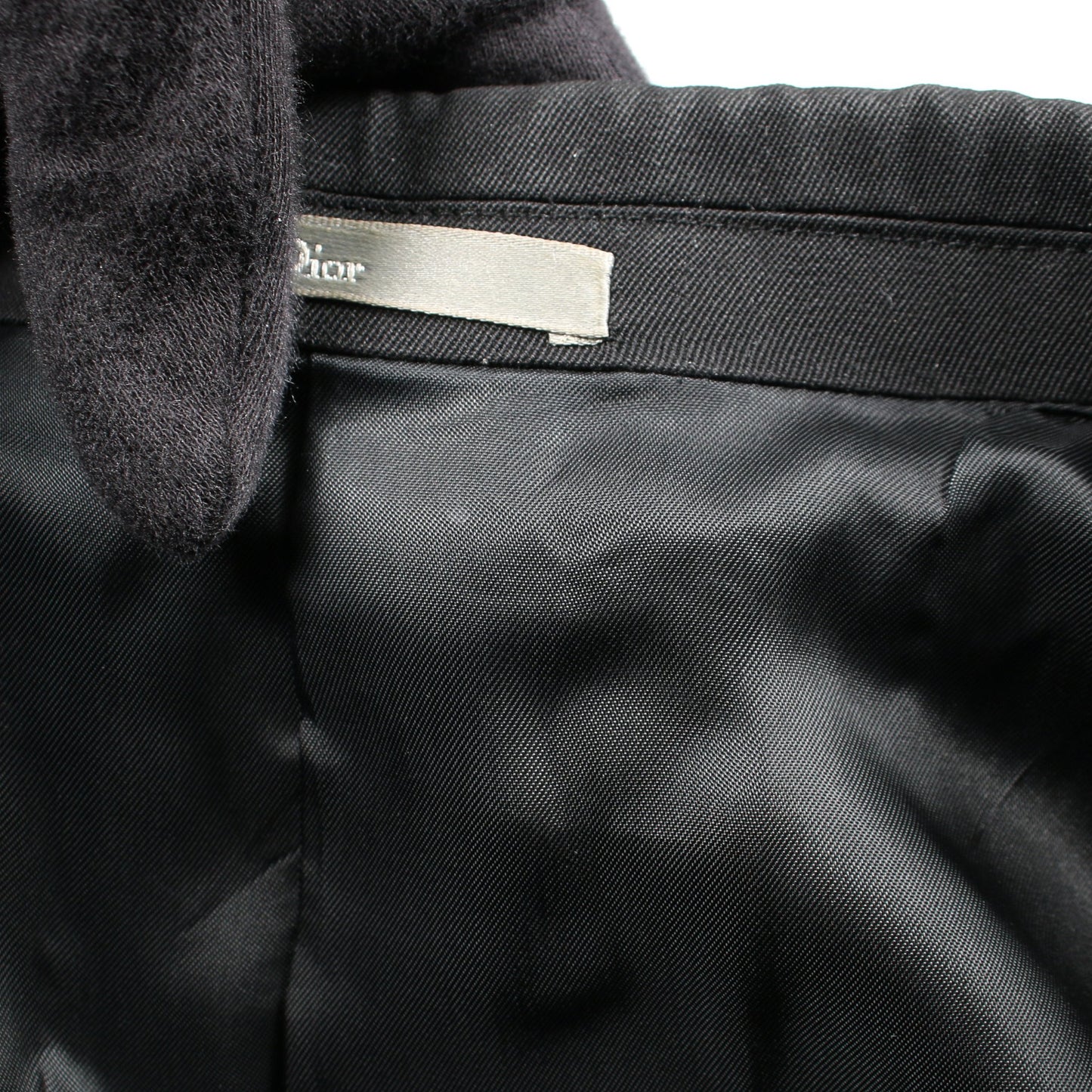 ヴァニタススカルフラワー テーラードジャケット ウール ブラック ディオールオム アウター Dior HOMME
