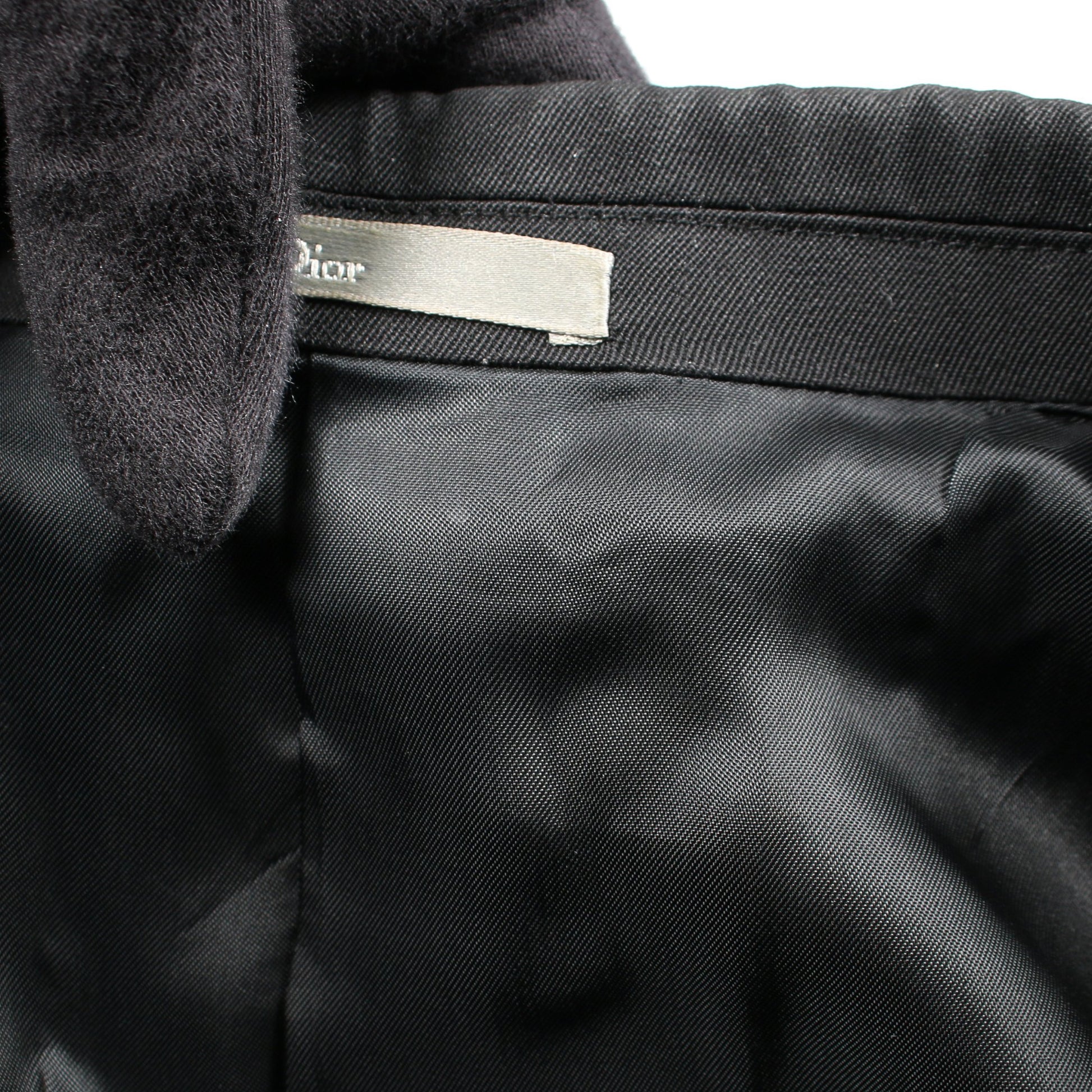 ヴァニタススカルフラワー テーラードジャケット ウール ブラック ディオールオム アウター Dior HOMME
