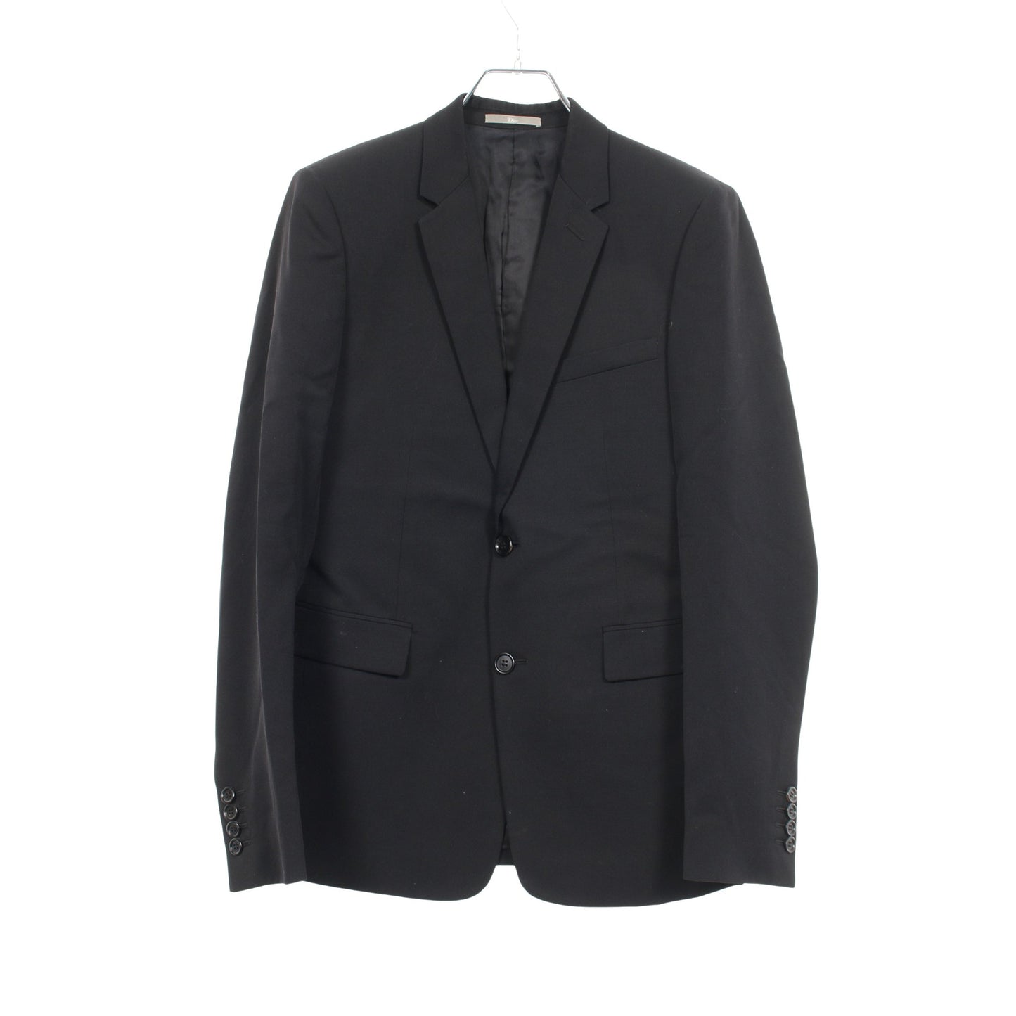 ヴァニタススカルフラワー テーラードジャケット ウール ブラック ディオールオム アウター Dior HOMME