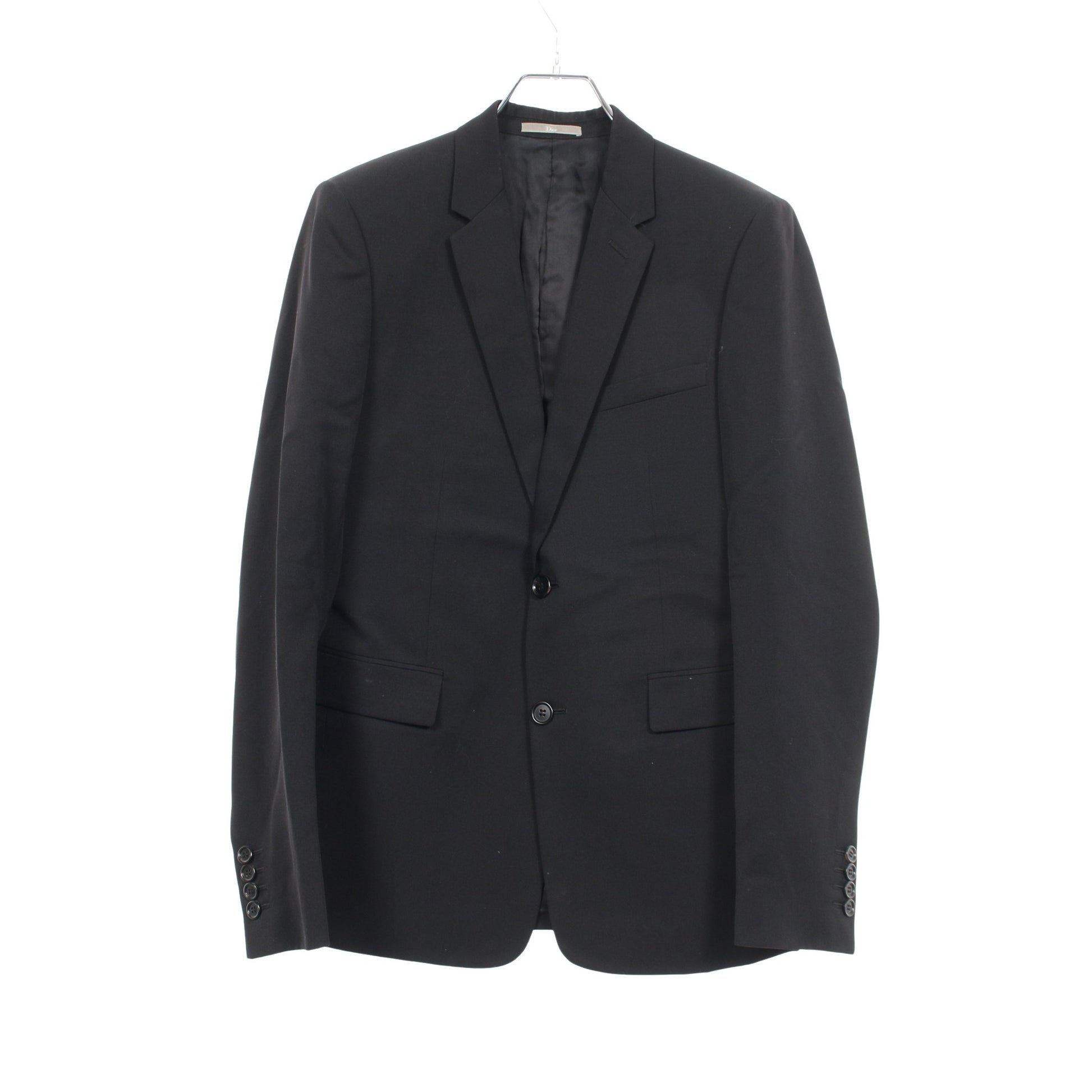 ヴァニタススカルフラワー テーラードジャケット ウール ブラック ディオールオム アウター Dior HOMME