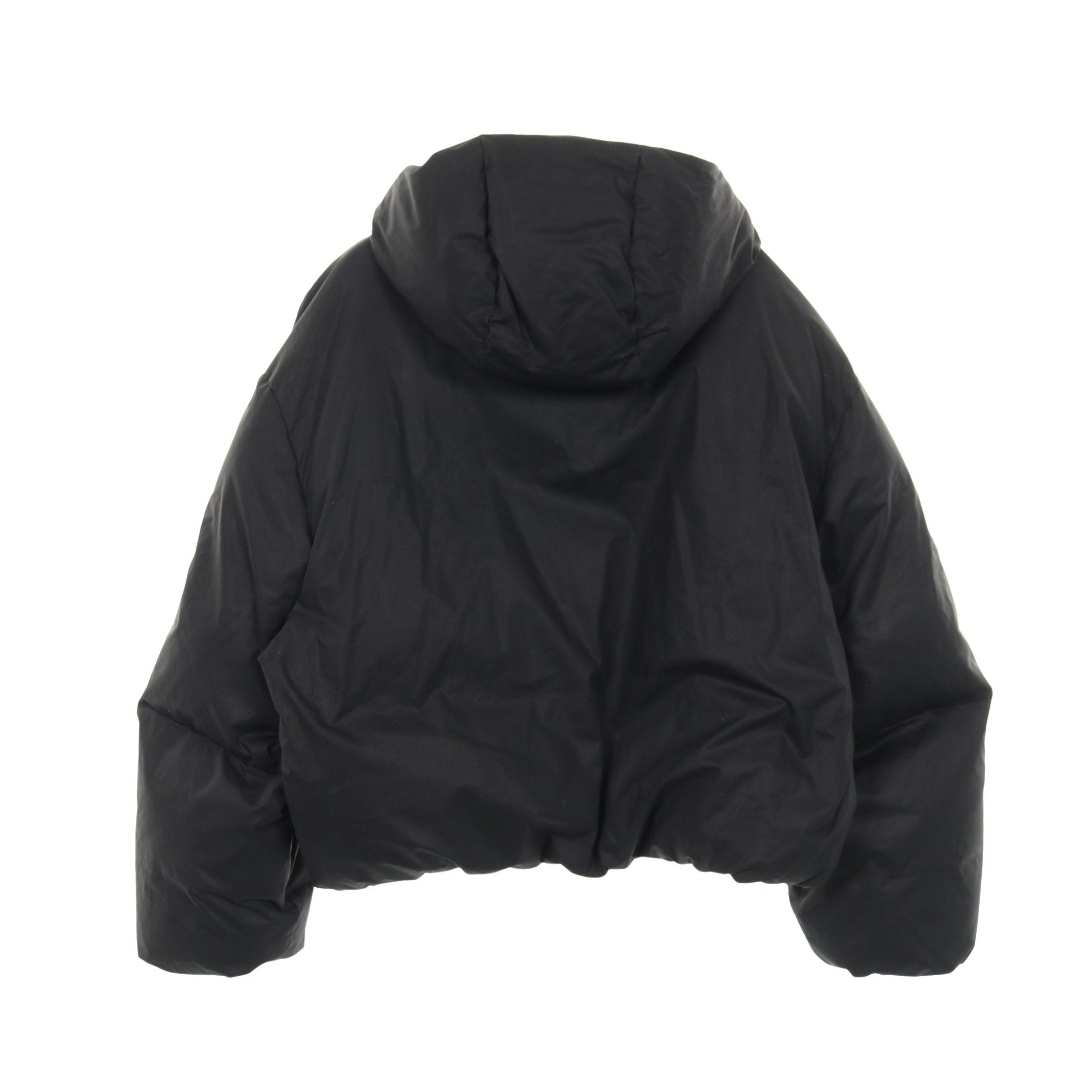 DOLCE & GABBANA コットンジャケット ジャケット コットン ブラック 中綿 フード付き ドルチェアンド