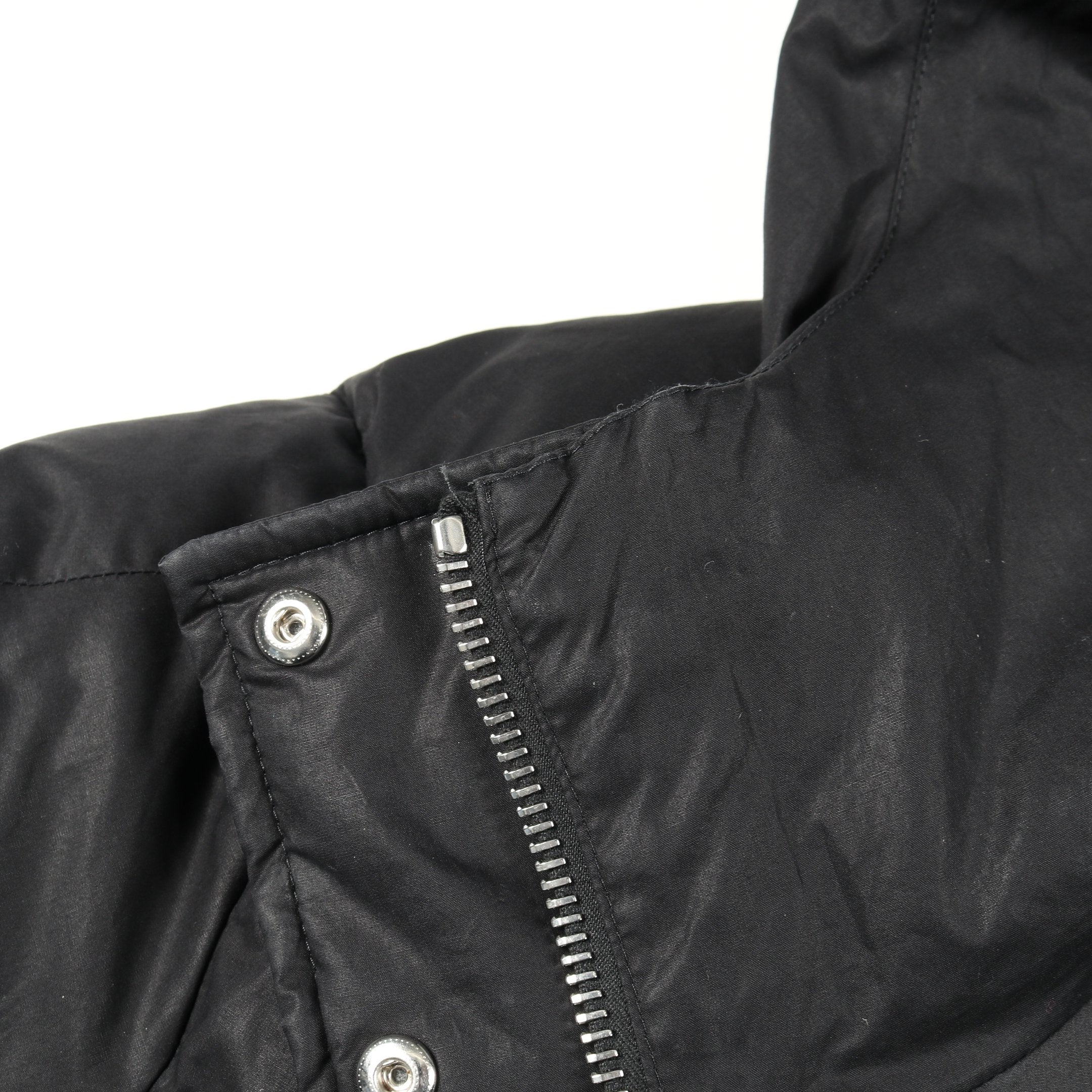 ジャケット コットン ブラック 中綿 フード付き ドルチェアンド