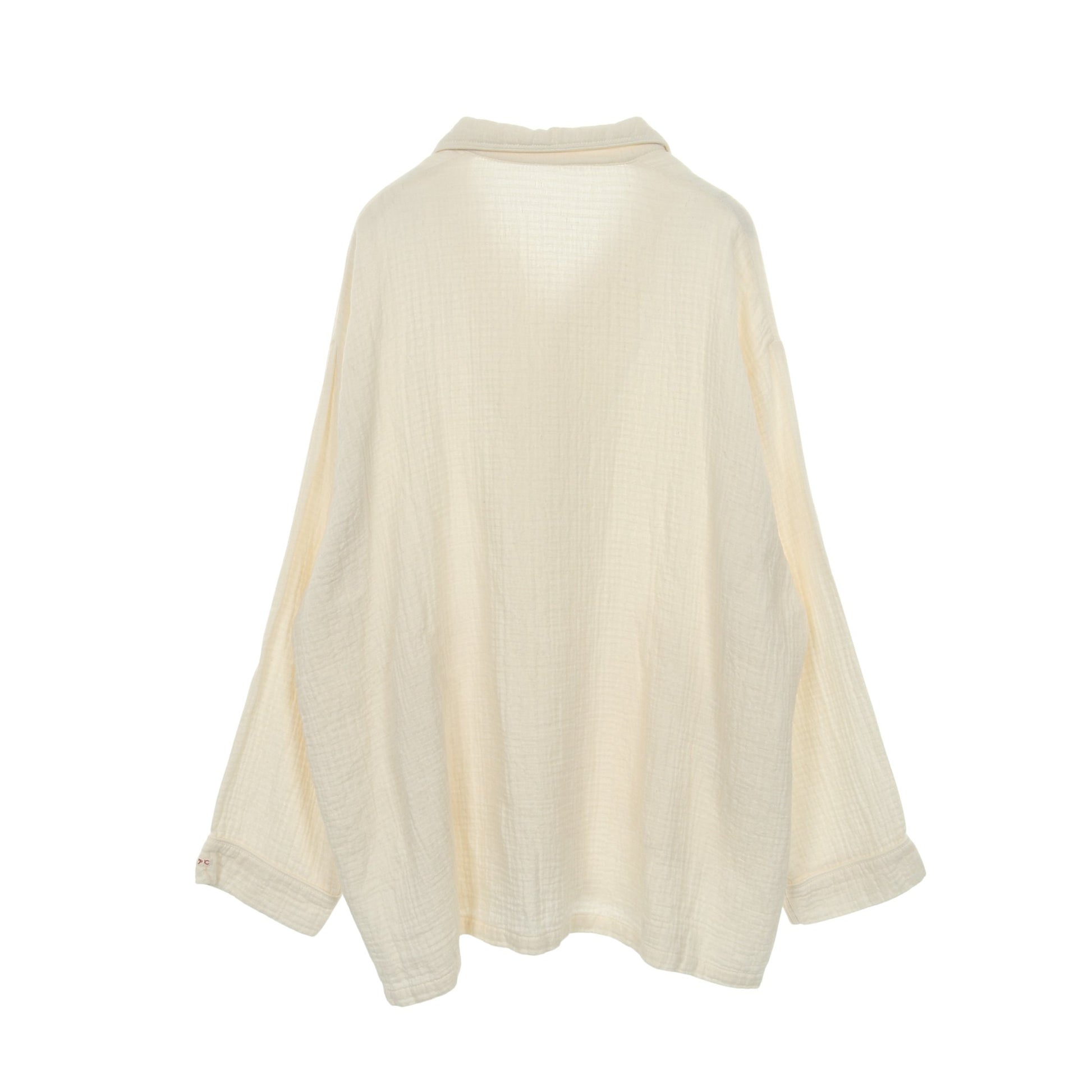 ガーゼシャツ ジャケット コットン リネン アイボリー ポータークラシック アウター Porter Classic