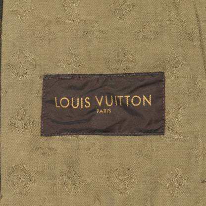 LOUIS VUITTON × Supreme モノグラム カモフラージュ デニムジャケット コットン カーキグリーン マルチカラー ルイヴィトン アウター LOUIS VUITTON