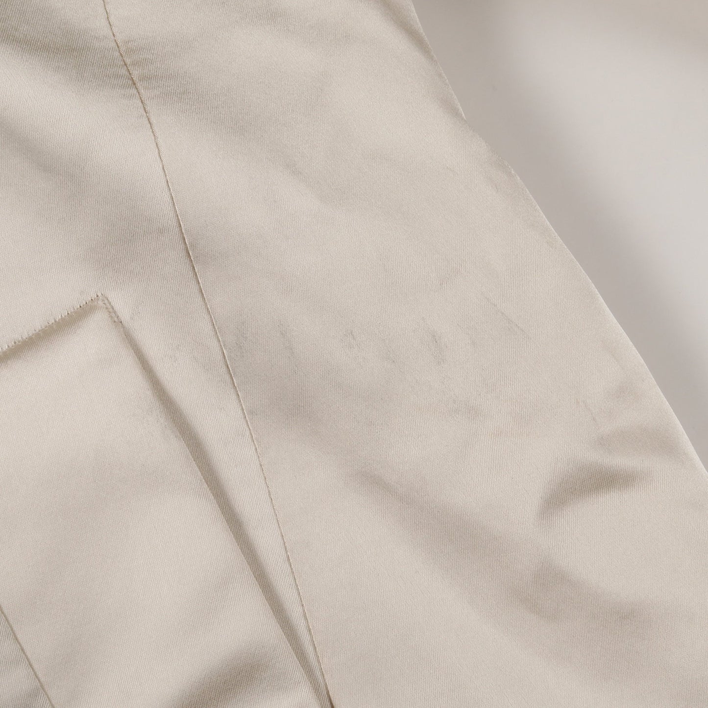 サテン コート レーヨン オフホワイト ジルサンダー アウター JIL SANDER