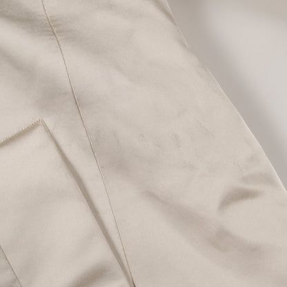 サテン コート レーヨン オフホワイト ジルサンダー アウター JIL SANDER