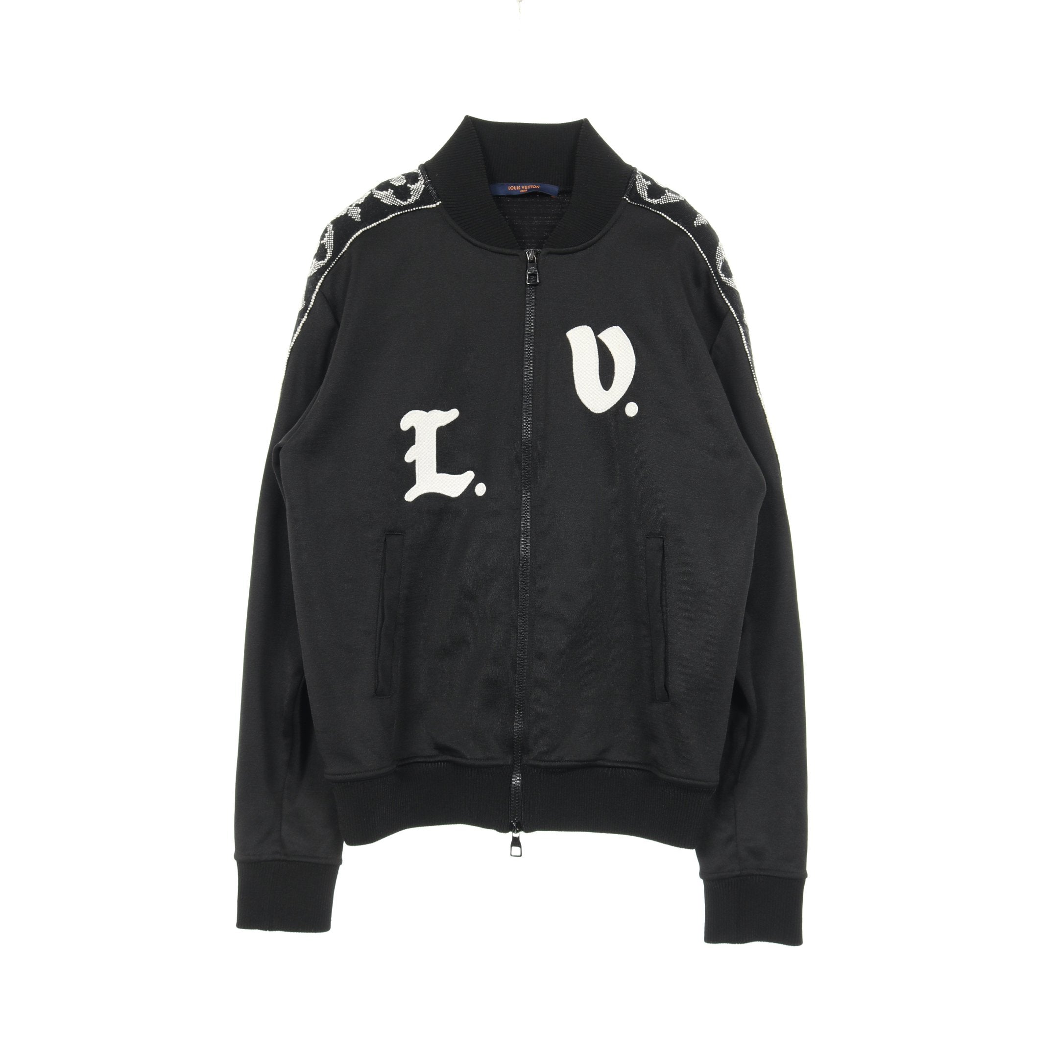 新品未使用 LOUIS VUITTON アームロゴ トラックジャケット ブルゾン LOUIS VUITTON】ルイヴィトン『アームロゴ トラックジャケット size34