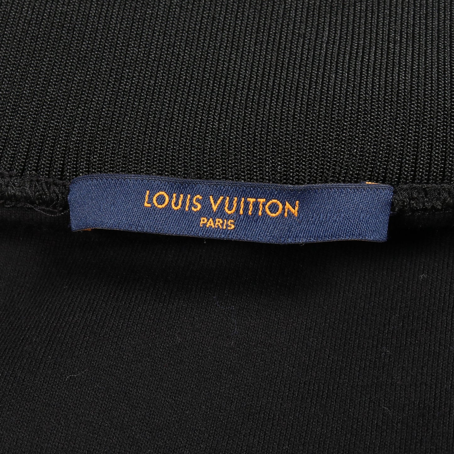 LVフラワーバンド トラックジャケット コットン ブラック ルイヴィトン アウター LOUIS VUITTON