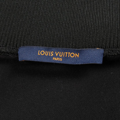 LVフラワーバンド トラックジャケット コットン ブラック ルイヴィトン アウター LOUIS VUITTON