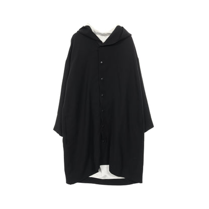 コート ウール ブラック フード付き リックオウエンス アウター Rick Owens