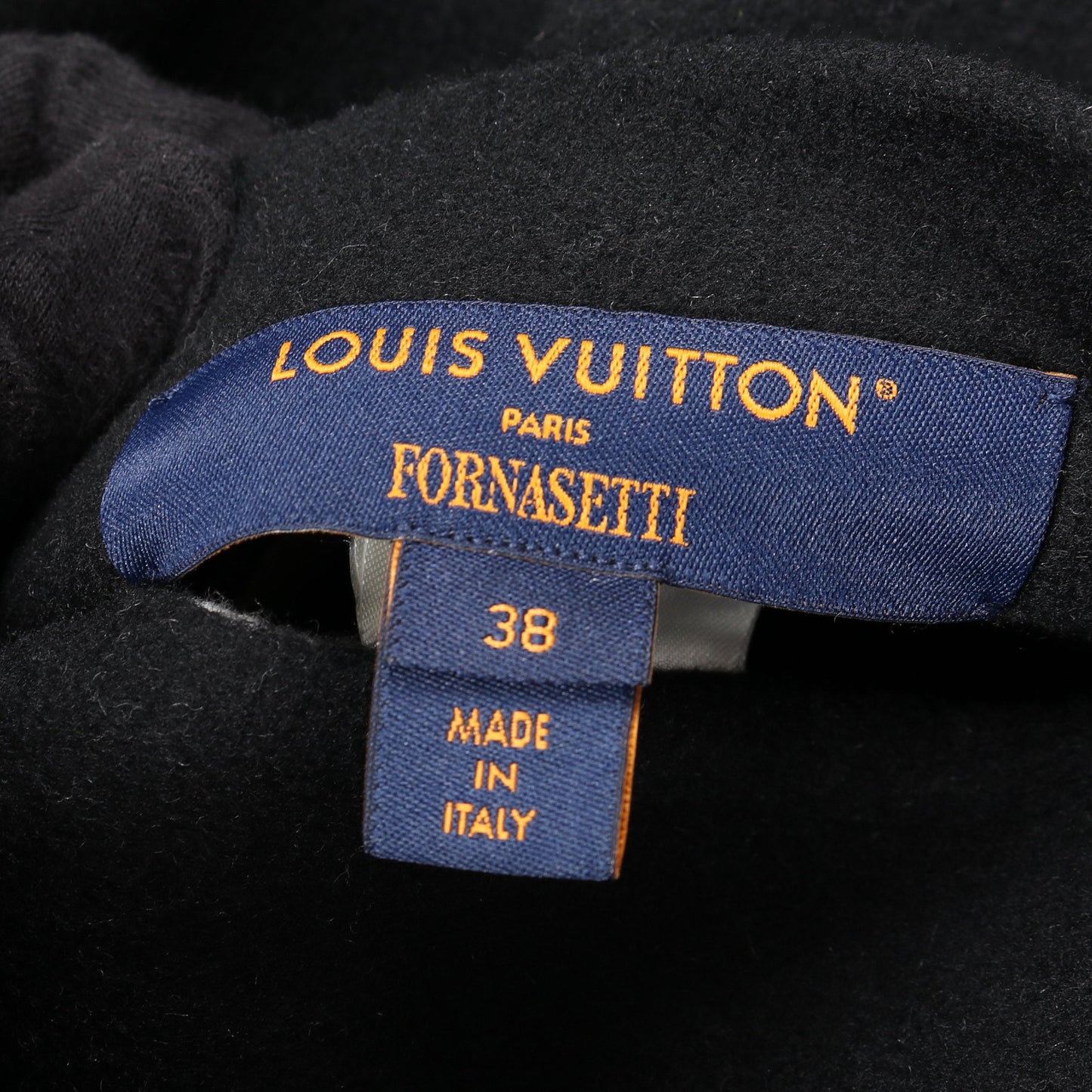 LOUIS VUITTON × FORNASETTI ジャケット コート ウール レザー ライトグレー ブラック リバーシブル 切替 ルイヴィトン アウター LOUIS VUITTON