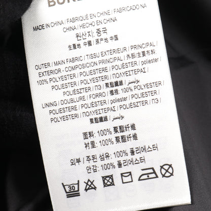 ジャケット チェック ネイビー グレー フード付き バーバリー