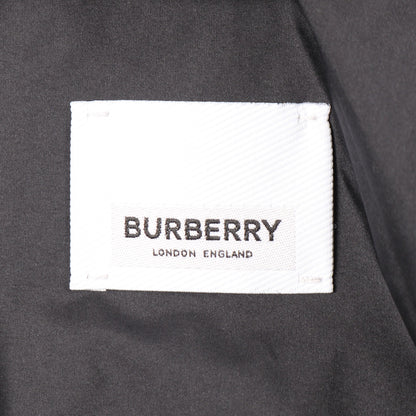 ジャケット チェック ネイビー グレー フード付き バーバリー