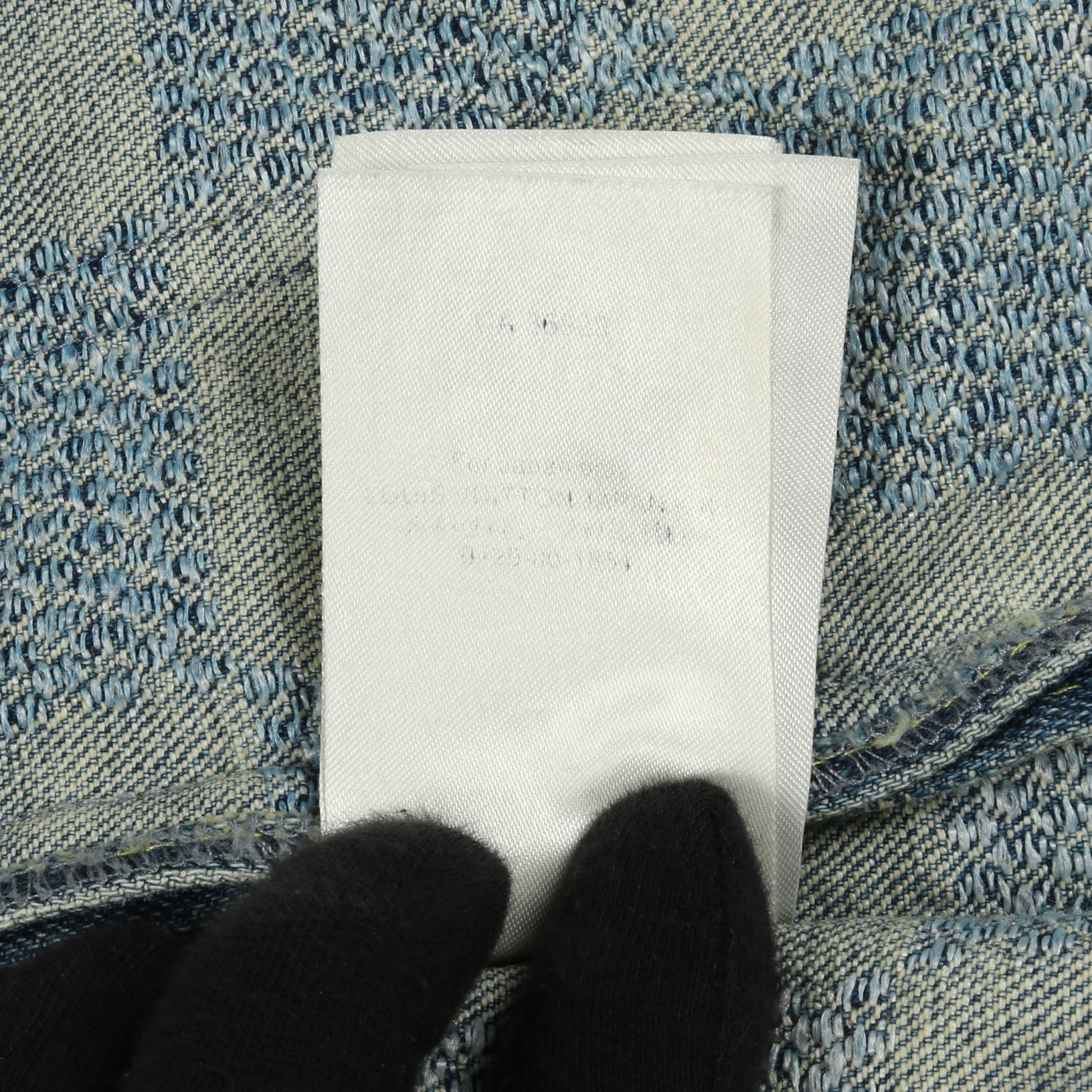 Damier Collarless Denim Jacket ダミエ デニムジャケット ノーカラージャケット コットン インディゴブルー ルイヴィトン アウター LOUIS VUITTON