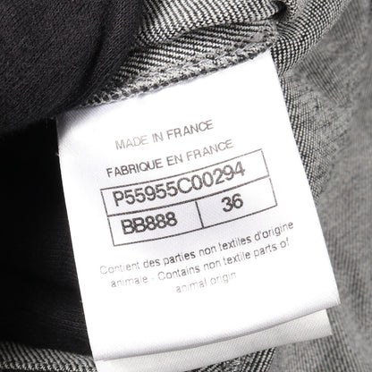 ココマーク刺繍 レザージャケット ラムレザー ブラック シャネル アウター CHANEL