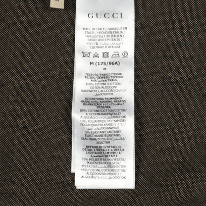 GGコットンジャージー ジャケット トラックジャケット コットン ブラック マルチカラー グッチ アウター GUCCI