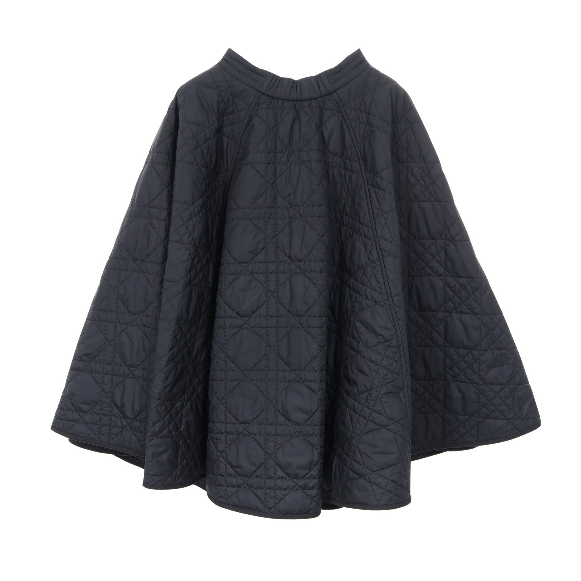 マイクロカナージュ キルティング テクニカルタフタ ミディ スカート ダークネイビー クリスチャンディオール ボトムス Christian Dior