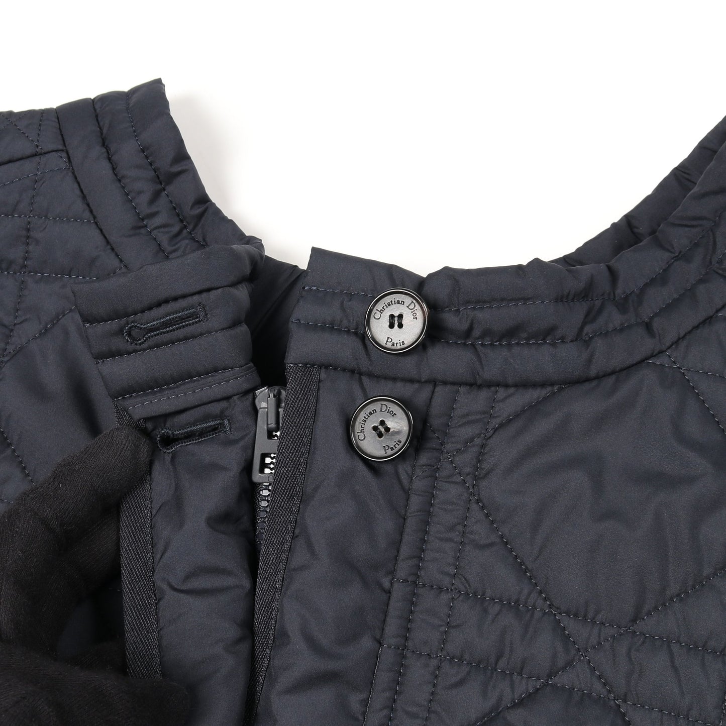 マイクロカナージュ キルティング テクニカルタフタ ミディ スカート ダークネイビー クリスチャンディオール ボトムス Christian Dior