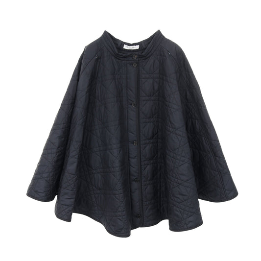 マイクロカナージュ キルティング テクニカルタフタ ミディ スカート ダークネイビー クリスチャンディオール