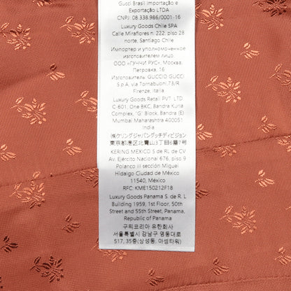 ノーカラージャケット レーヨン コットン ベージュ ブラック グッチ アウター GUCCI