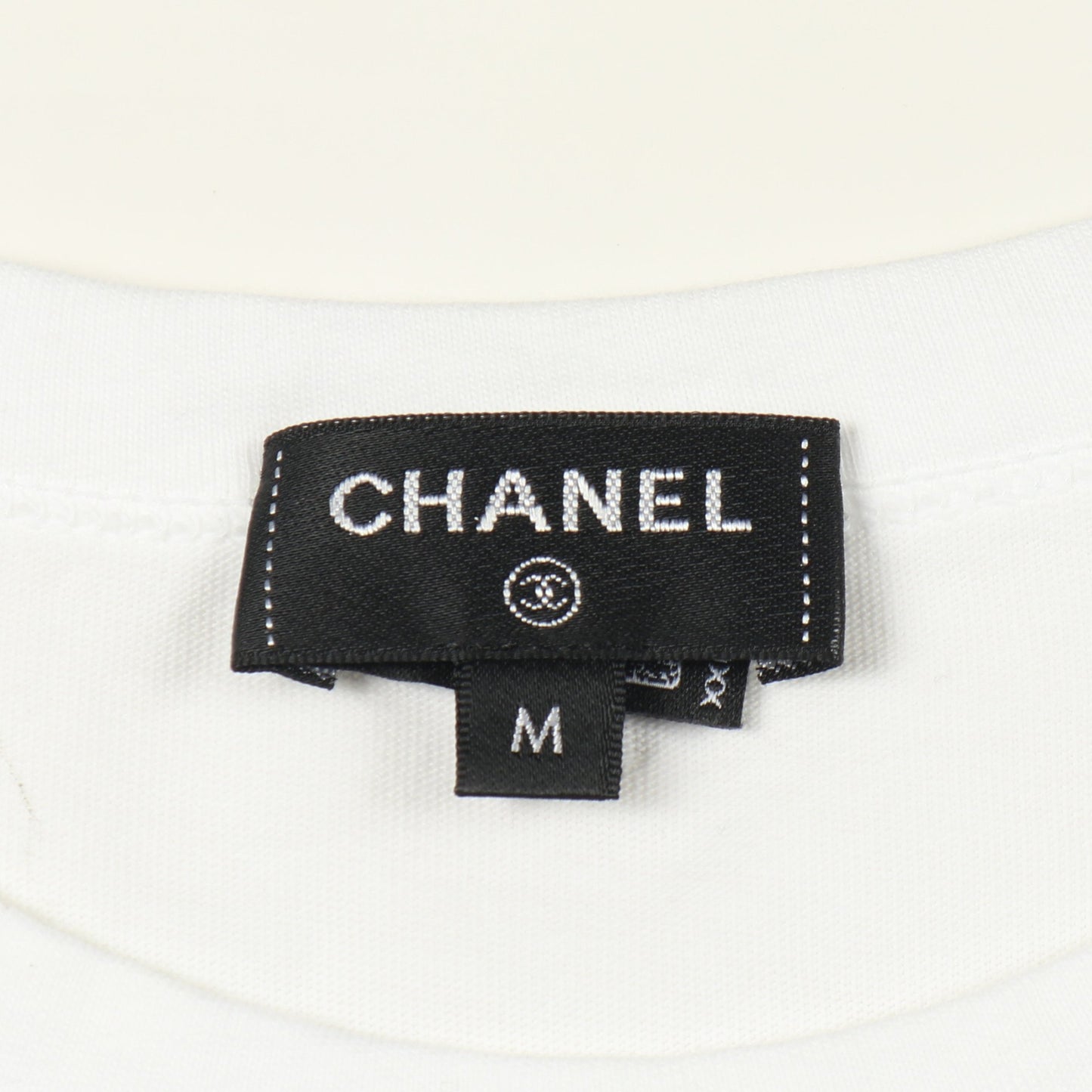 ココマーク ニットキャミソール Tシャツ カシミヤ コットン ホワイト ブラック シャネル トップス CHANEL