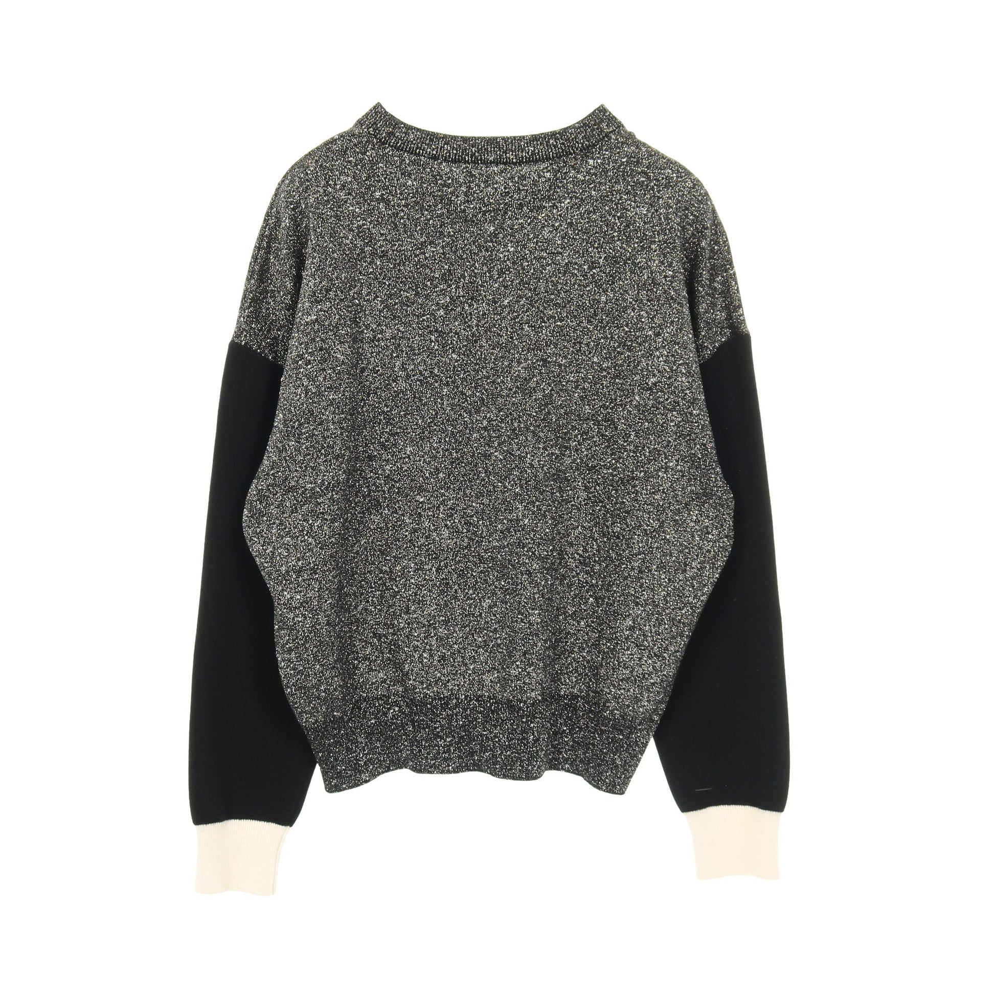 ロゴ ニット カシミヤ コットン ブラック シルバー ゴールド ラメ シャネル トップス CHANEL
