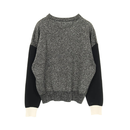 ロゴ ニット カシミヤ コットン ブラック シルバー ゴールド ラメ シャネル トップス CHANEL