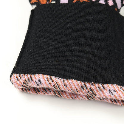 ココマーク ニット クルーネック ウール コットン ブラック ライトパープル オレンジ 23AW シャネル トップス CHANEL
