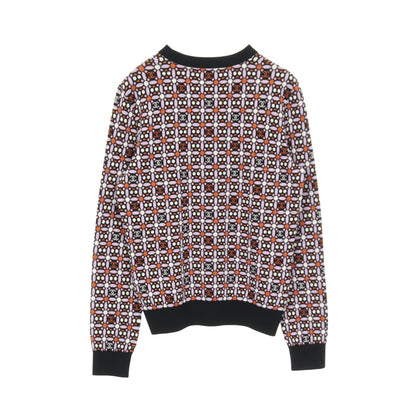 ココマーク ニット クルーネック ウール コットン ブラック ライトパープル オレンジ 23AW シャネル トップス CHANEL
