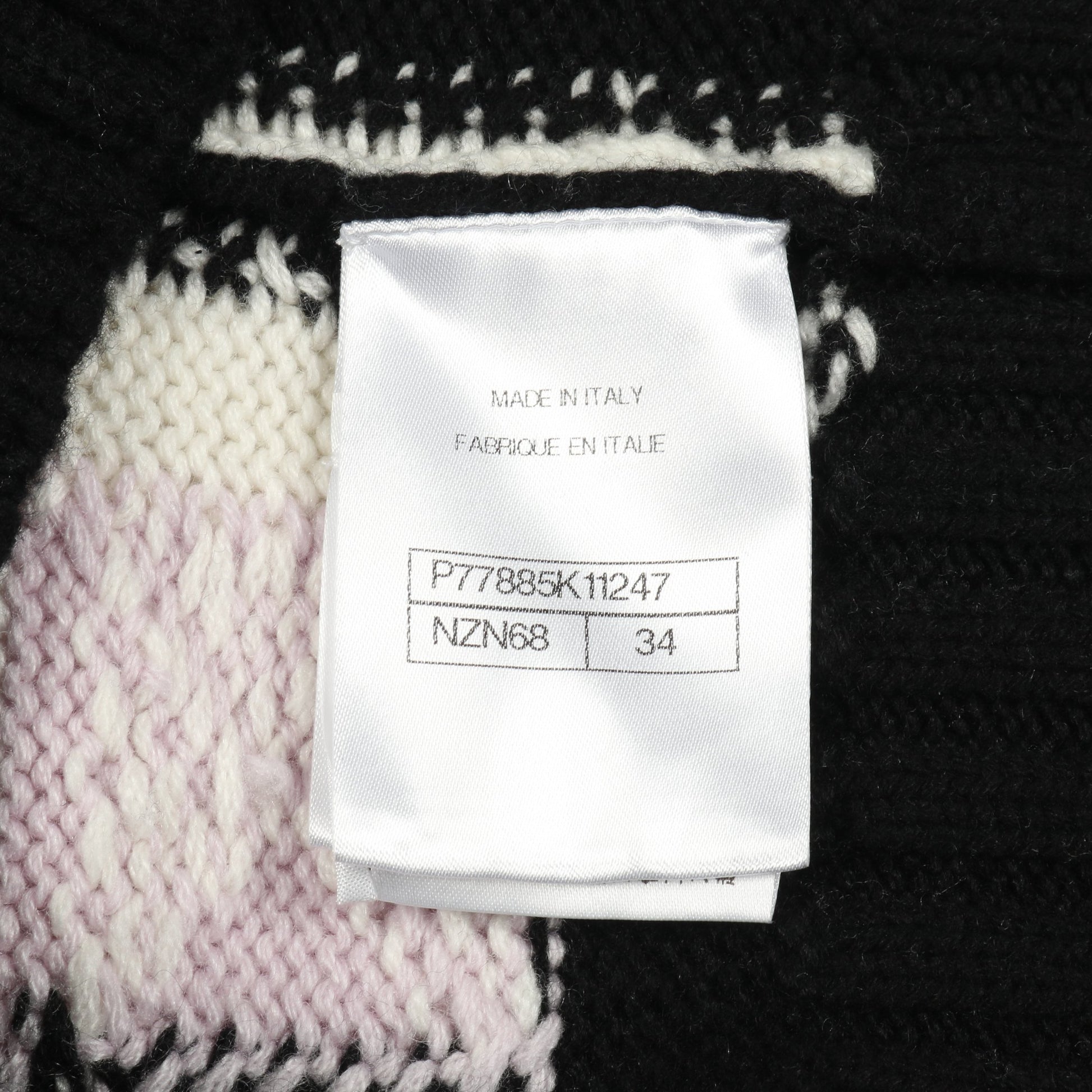 ココマーク ニット カシミヤ ブラック ホワイト ライトパープル 24AW シャネル トップス CHANEL