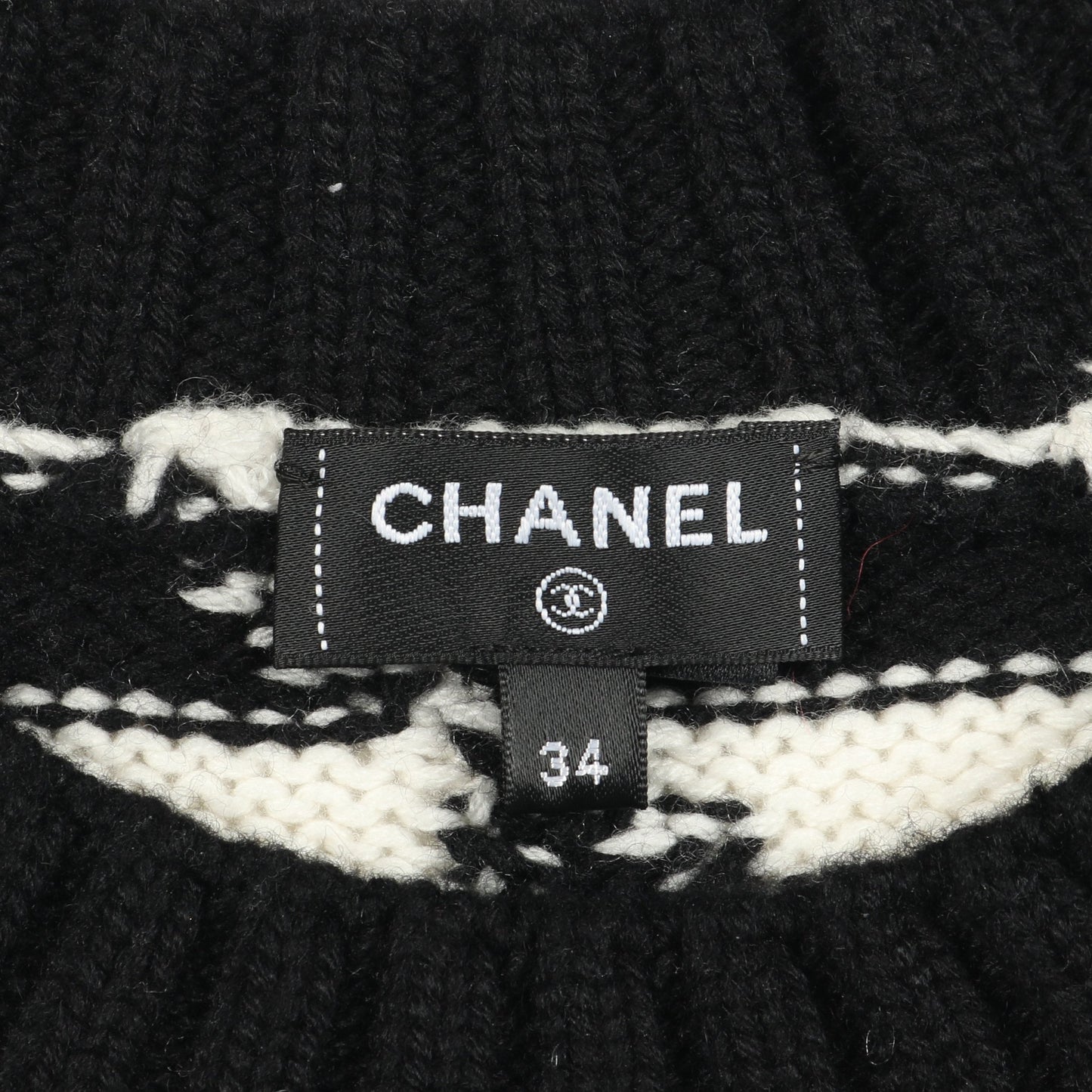 ココマーク ニット カシミヤ ブラック ホワイト ライトパープル 24AW シャネル トップス CHANEL