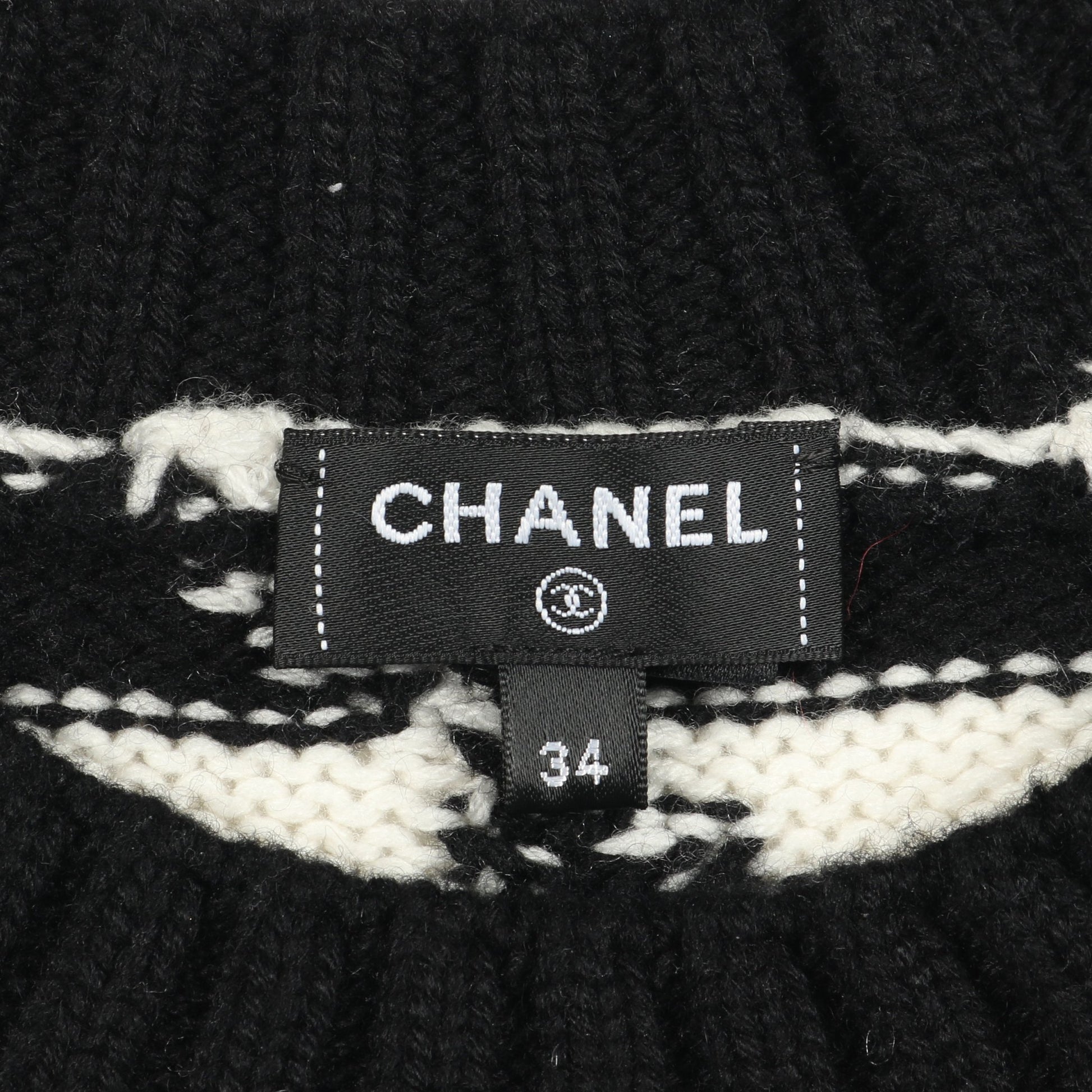 ココマーク ニット カシミヤ ブラック ホワイト ライトパープル 24AW シャネル トップス CHANEL