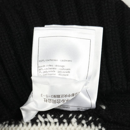 ココマーク ニット カシミヤ ブラック ホワイト ライトパープル 24AW シャネル トップス CHANEL