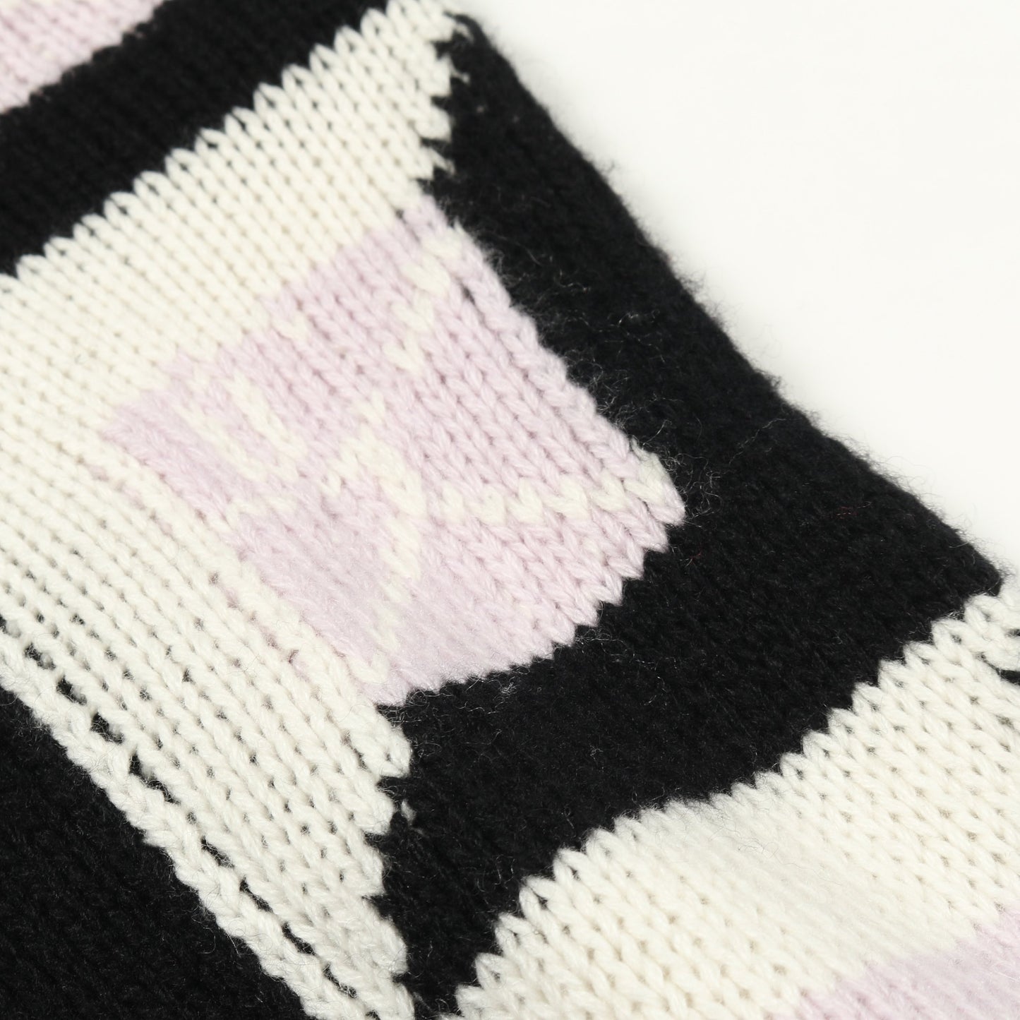 ココマーク ニット カシミヤ ブラック ホワイト ライトパープル 24AW シャネル トップス CHANEL