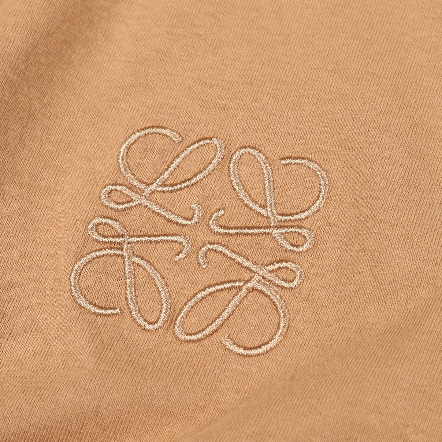 アナグラム オーバーサイズ Tシャツ ロゴ 刺繍 コットン ベージュ ロエベ トップス LOEWE