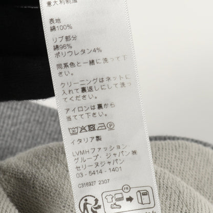 ロゴ ルーズ フーディ プルオーバーパーカー コットン グレー セリーヌ トップス CELINE