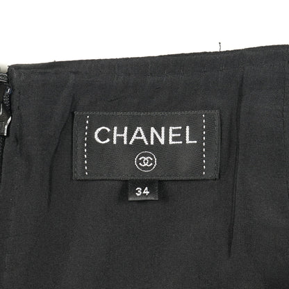 スカート シルク ブラック シャネル ボトムス CHANEL